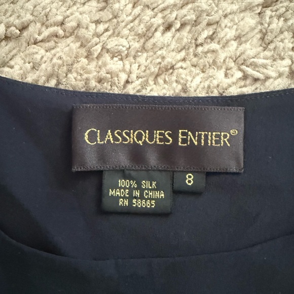 Vintage 100% Silk Top - Picture 2 of 3